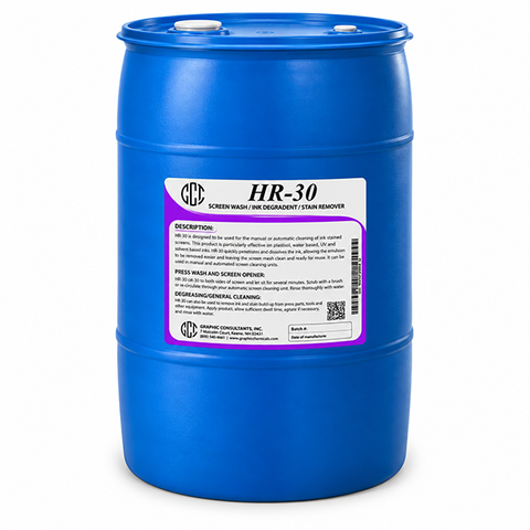 CCI HR30 Liquid Haze remover/ Ink Degradent - 55 Gallon Drum