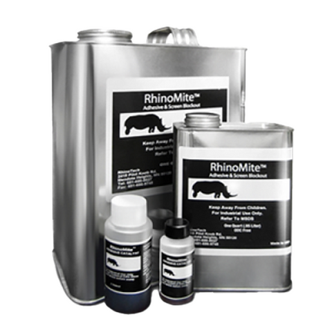 RhinoTech RMA 3500R RhinoMite Frame Adhesive Red and 1/2oz Catalyst - 1 Quart