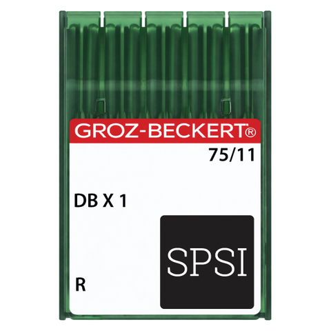Groz-Beckert DBX1 75/11 R - Sharp Point - Standard Eye 100ct Needles