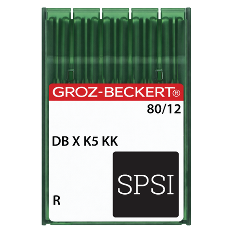 Groz-Beckert DBXK5 KK 80/12 R - Sharp Point - Large Eye - Short Shank 100ct Needles