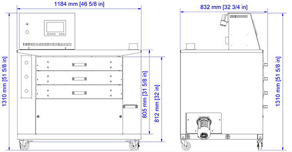 Cavazutti DIDO 3 Drawer Dryer 230v