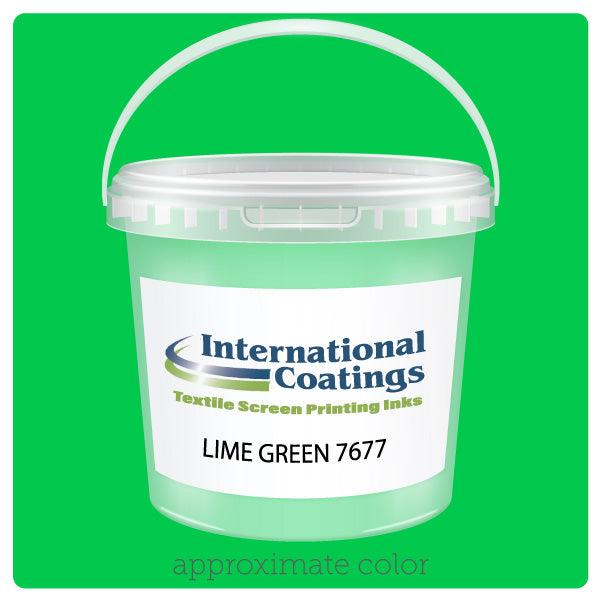 International Coatings 7677 Lime Green FlexCure Plastisol Ink
