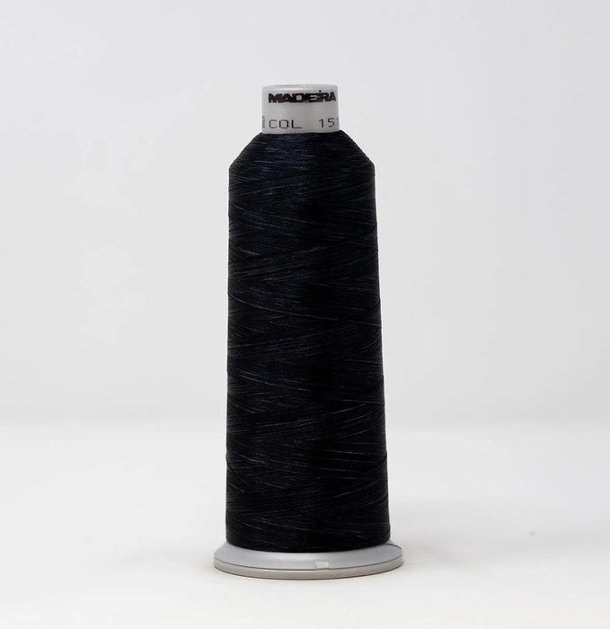 Madeira Polyneon 1518 Multi Blue Embroidery Thread 5500 Yards