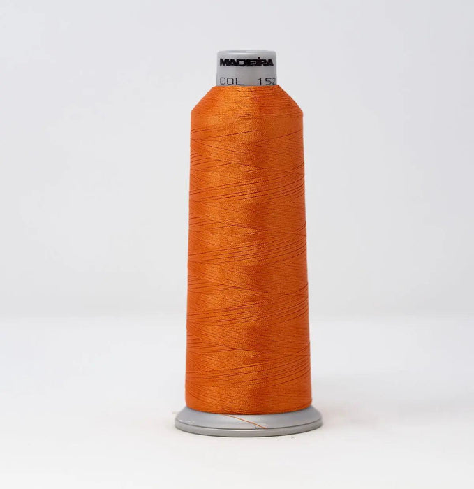 Madeira Polyneon 1521 Autumn Orange Embroidery Thread 5500 Yards