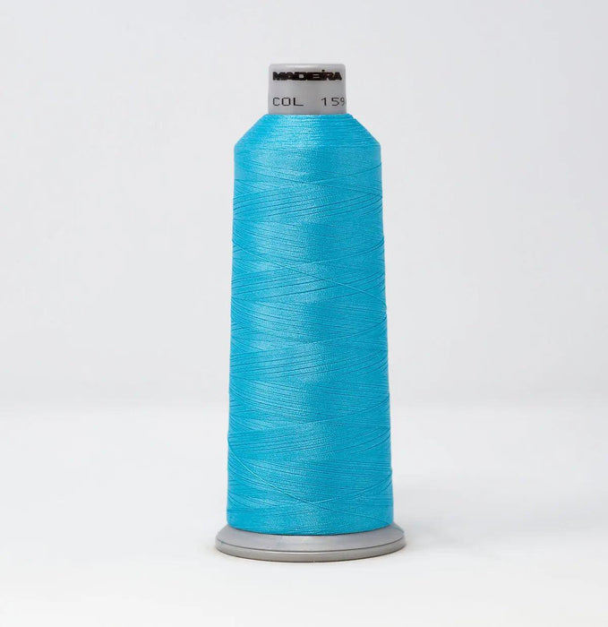 Madeira Polyneon 1594 Cool Aqua Embroidery Thread 5500 Yards