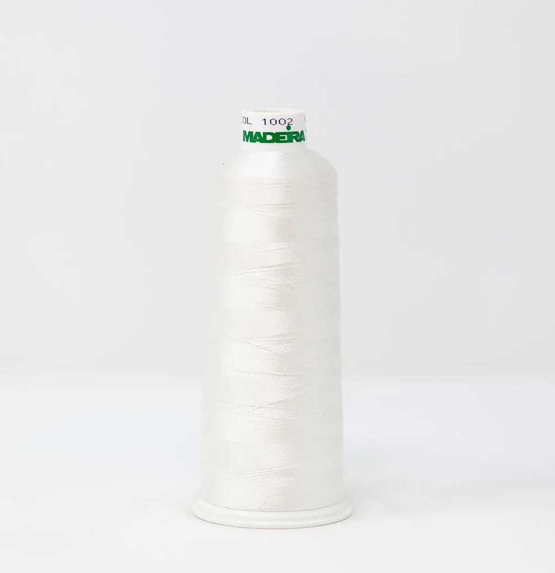 Madeira Rayon 1002 Snow White Embroidery Thread 5500 Yards