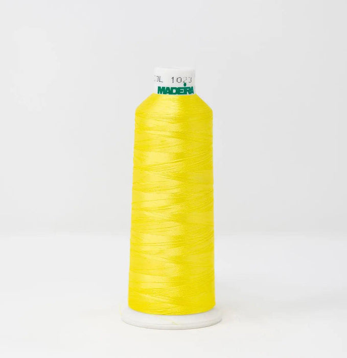 Madeira Rayon 1023 Lemon Embroidery Thread 5500 Yards