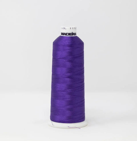 Madeira Rayon 1112 Majestic Purple Embroidery Thread 5500 Yards