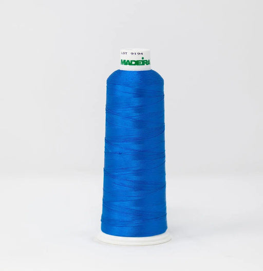 Madeira Rayon 1297 Calypso Blue Embroidery Thread 5500 Yards Madeira
