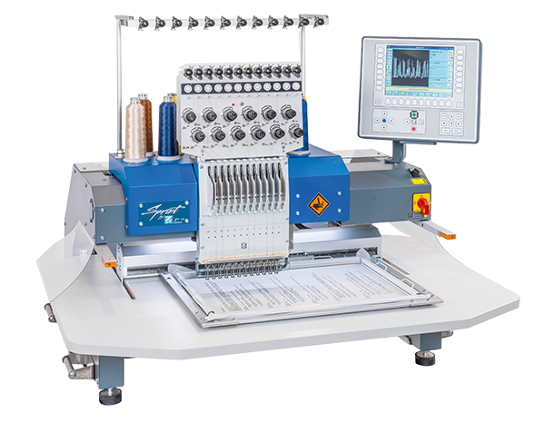 ZSK Sprint 6 1-Head 12 Needle Embroidery Machine