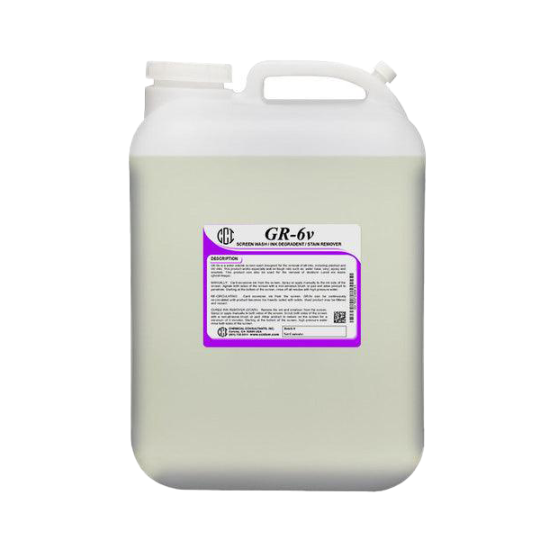 CCI GR6V Ink Degradent / Recirc Wash- 5 Gallon
