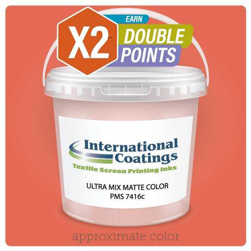 International Coatings PMS 7416C Ultra Mix Matte Plastisol Ink (Gallon) International Coatings